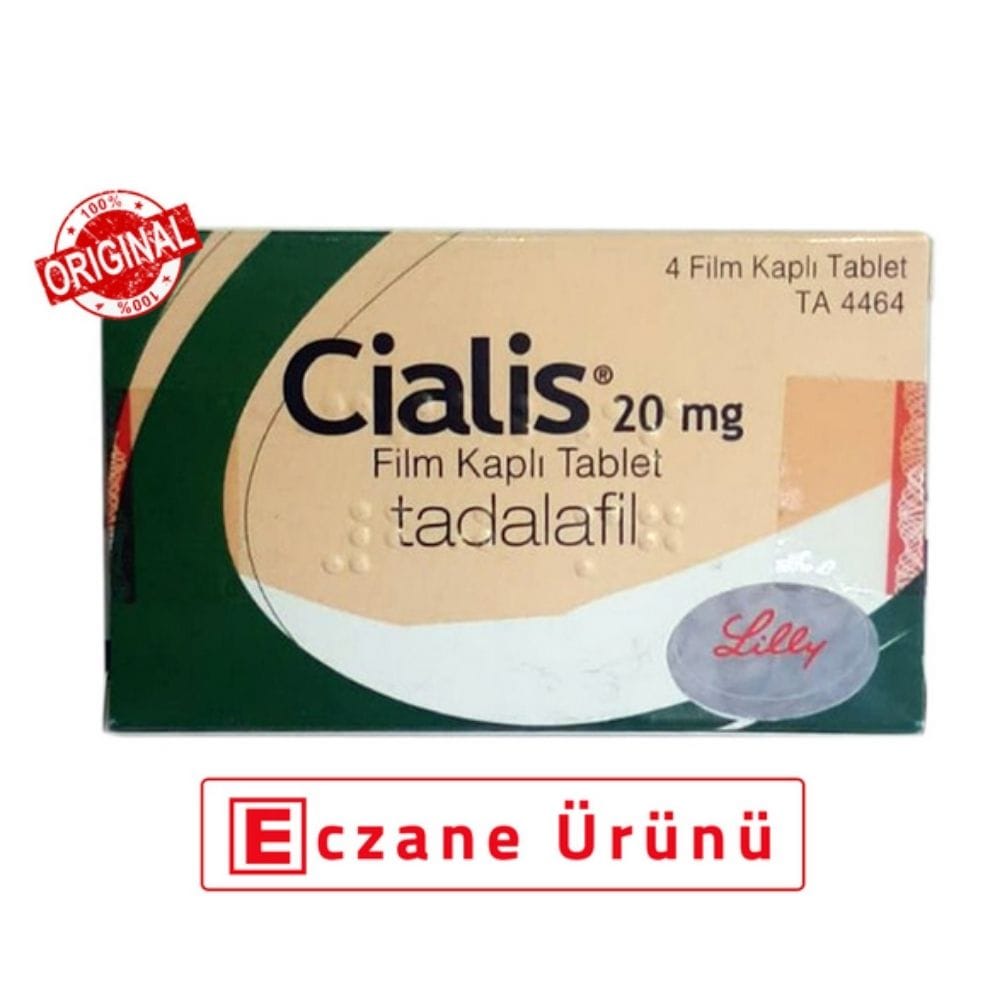 Cialis 20 mg 4 Tablet Cialis 20 mg 4 tablet ürün ambalajı