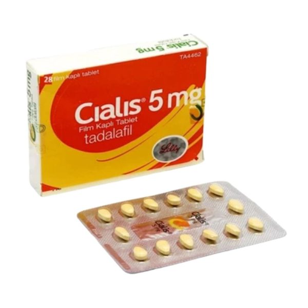 Cialis 5 mg 28 tablet ürün ambalajı