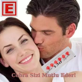 Cobra 130 mg kırımızı tablet ürün görseli