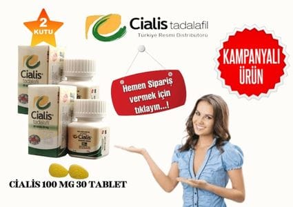 Cialis 100 mg 30 tablet 2 kutu ürün ambalajı
