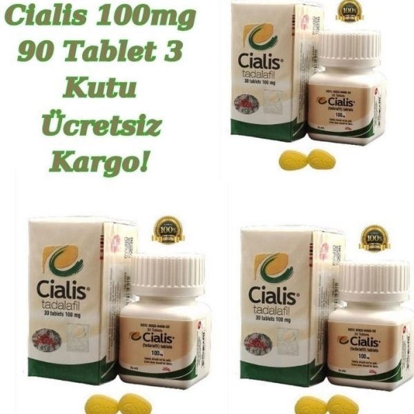 Cialis 100 Mg 30'lu Tablet 3 Kutu (90 Tablet) ürün görseli - Eczanen Kapında