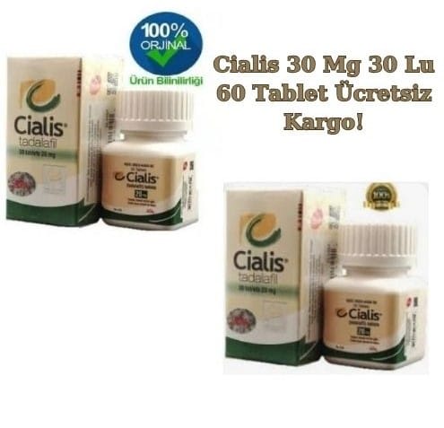 Cialis 20 Mg 30'lu Tablet 2 Kutu (60 Tablet) ürün görseli - Eczanen Kapında