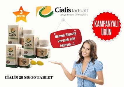 Cialis 20 mg tablet 3 kutu ürün ambalajı