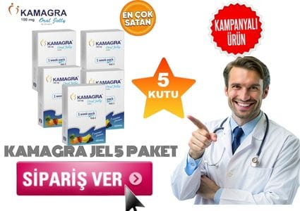 Kamagra jel 5 kutu ürün paketi
