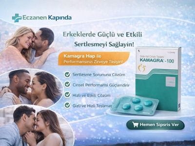 Kamagra 100 mg tablet ürün kutusu