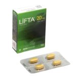 Lifta 20 mg 4 tablet ürün ambalajı