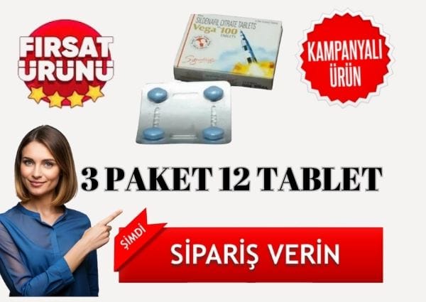Vega 100 mg 3’lü paket ürün görseli