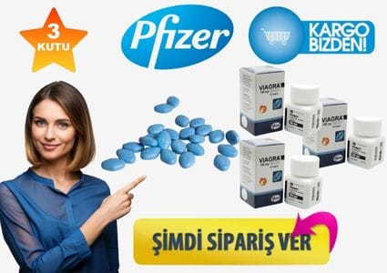 Viagra 100 mg tablet 3 kutu ürün ambalajı