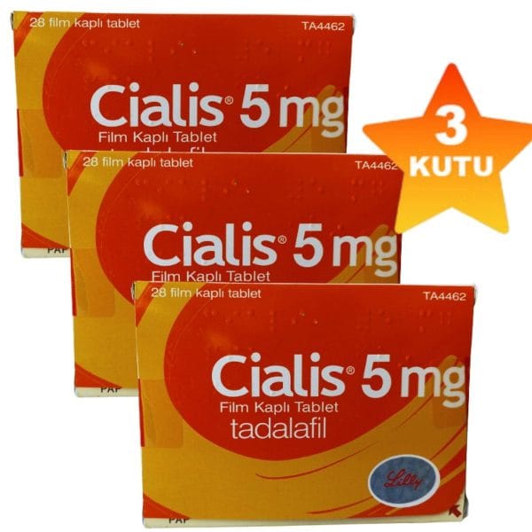 Cialis 5 Mg 28 Tablet 3 Kutu