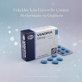 viagra kategorisi için hazırlanmış kutu ve tablet görseleri bulunan profesyonel reklam banneri